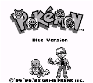 Pokémon Blue Before Elite - Screenshot - Game Title Image