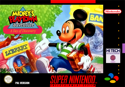 Mickey's Playtown Adventure: A Day Of Discovery! - Fanart - Box - Front Image