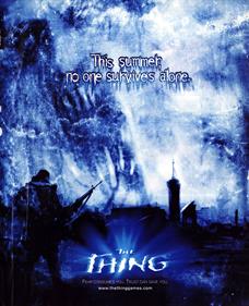 The Thing - Advertisement Flyer - Front Image