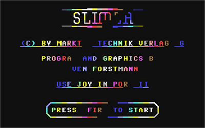 Slimer - Screenshot - Game Title Image