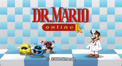 Dr. Mario Online Rx - Screenshot - Game Title Image