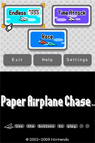 Paper Airplane Chase - Screenshot - Game Title Image