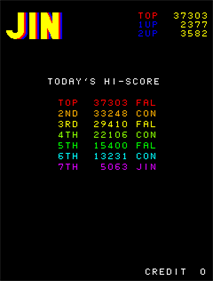 Jin - Screenshot - High Scores Image