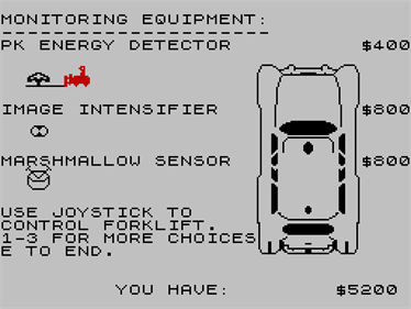 Ghostbusters - Screenshot - Game Select Image
