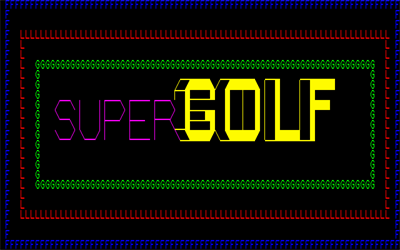 Super Golf - Screenshot - Game Title Image