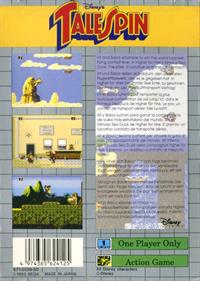 TaleSpin - Box - Back Image