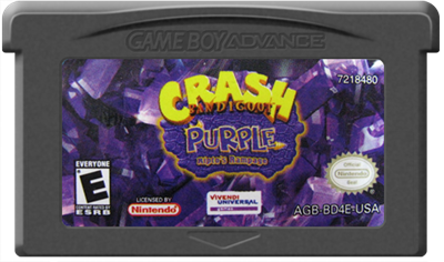 Crash Bandicoot Purple: Ripto's Rampage - Cart - Front Image