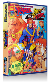 X-Men vs. Street Fighter - Box - 3D Image