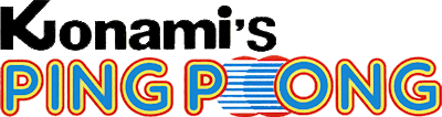 Konami's Ping-Pong - Clear Logo Image