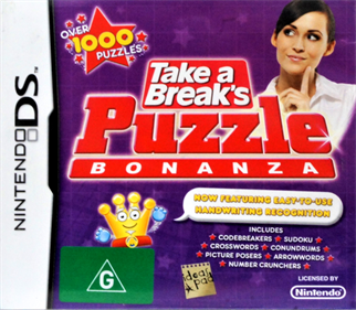 Take a Break's Puzzle Bonanza - Box - Front Image