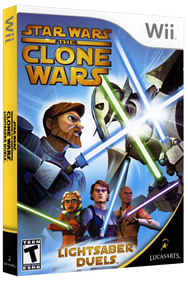 Star Wars: The Clone Wars: Lightsaber Duels - Box - 3D Image