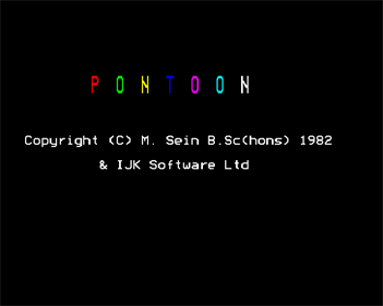 Pontoon & Patience - Screenshot - Game Title Image