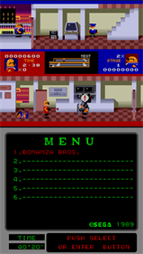 Bonanza Bros. (Mega-Tech) - Screenshot - Gameplay Image