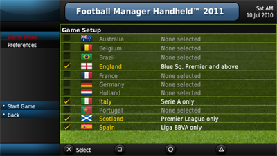 Football Manager Handheld 2011 - Screenshot - Gameplay Image