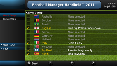 Games: Football Manager 2011