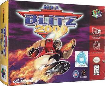 NFL Blitz 2000 - Box - 3D Image