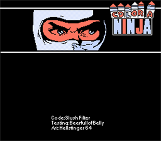 Color a Ninja - Screenshot - Game Title Image