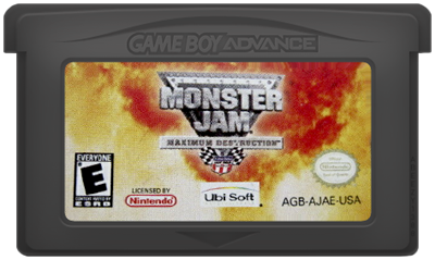 Monster Jam: Maximum Destruction - Cart - Front Image