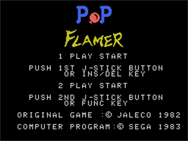 Pop Flamer - Screenshot - Game Title Image