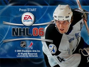 NHL 06 - Screenshot - Game Title Image