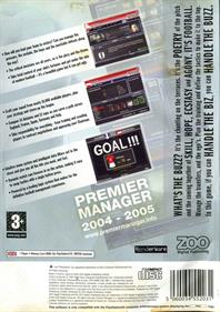 Premier Manager 2004-2005 - Box - Back Image