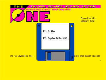 The One #52: Amiga - Screenshot - Game Select Image