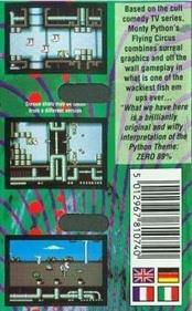 Monty Python's Flying Circus: The Computer Game - Box - Back Image