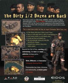 Commandos: Beyond the Call of Duty - Box - Back Image