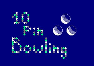 10 Pin Bowling - Screenshot - Game Title Image