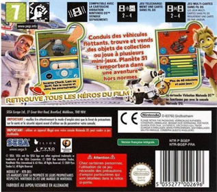 Planet 51 - Box - Back Image