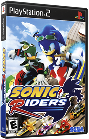 Sonic Riders - Box - 3D Image