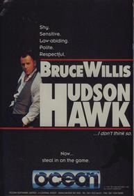 Hudson Hawk - Advertisement Flyer - Front Image