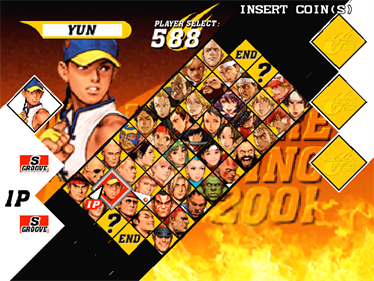 Capcom vs. SNK 2: Mark of the Millennium 2001 - Screenshot - Game Select Image