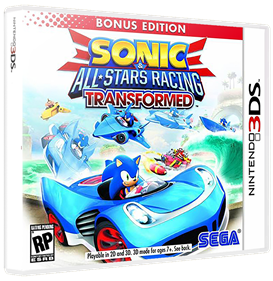 Sonic & All-Stars Racing Transformed - Box - 3D Image