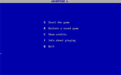 Mysterious Adventure No. 6: Circus - Screenshot - Game Title Image