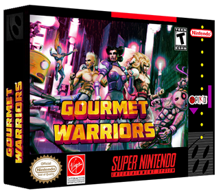 Gourmet Warriors - Box - 3D Image