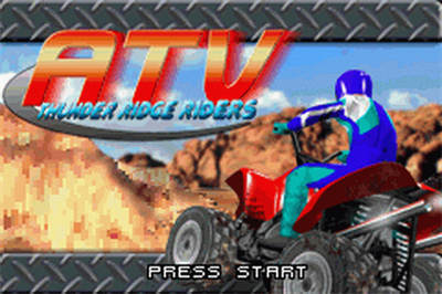 ATV: Thunder Ridge Riders - Screenshot - Game Title Image