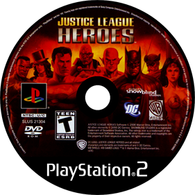 Justice League Heroes - Disc Image