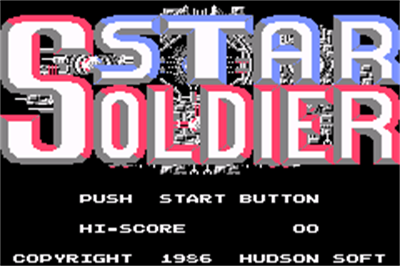 Famicom Mini: Star Soldier - Screenshot - Game Title Image