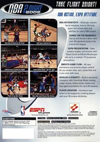 ESPN NBA 2Night 2002 - Box - Back Image