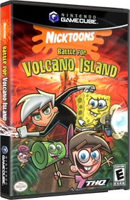 Nicktoons: Battle for Volcano Island - Box - 3D Image