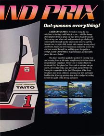 Laser Grand Prix - Advertisement Flyer - Back Image