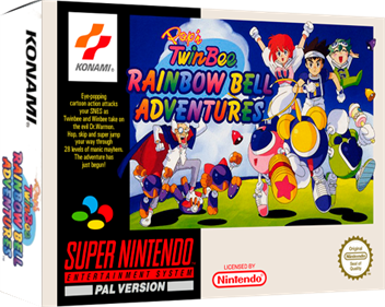 Pop'n TwinBee: Rainbow Bell Adventures - Box - 3D Image