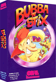 Bubba 'n' Stix - Box - 3D Image