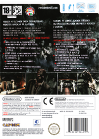 Resident Evil: The Umbrella Chronicles - Box - Back Image