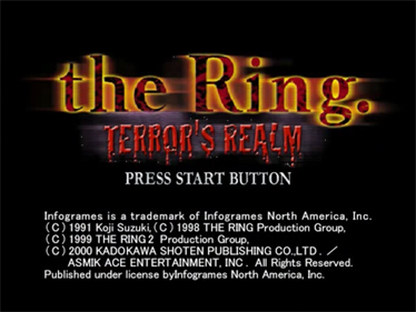 The Ring: Terror's Realm - Screenshot - Game Title Image