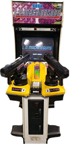 L.A. Machineguns: Rage of the Machines - Arcade - Cabinet Image