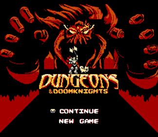 Dungeons & Doomknights - Screenshot - Game Title Image