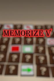 Memorize V - Box - Front Image