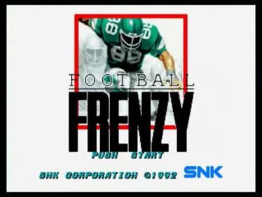 Football Frenzy - Screenshot - Game Title Image
